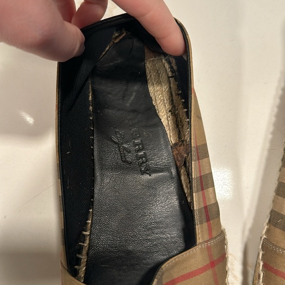 Burberry Check Canvas Espadrilles - Picture 4 of 6